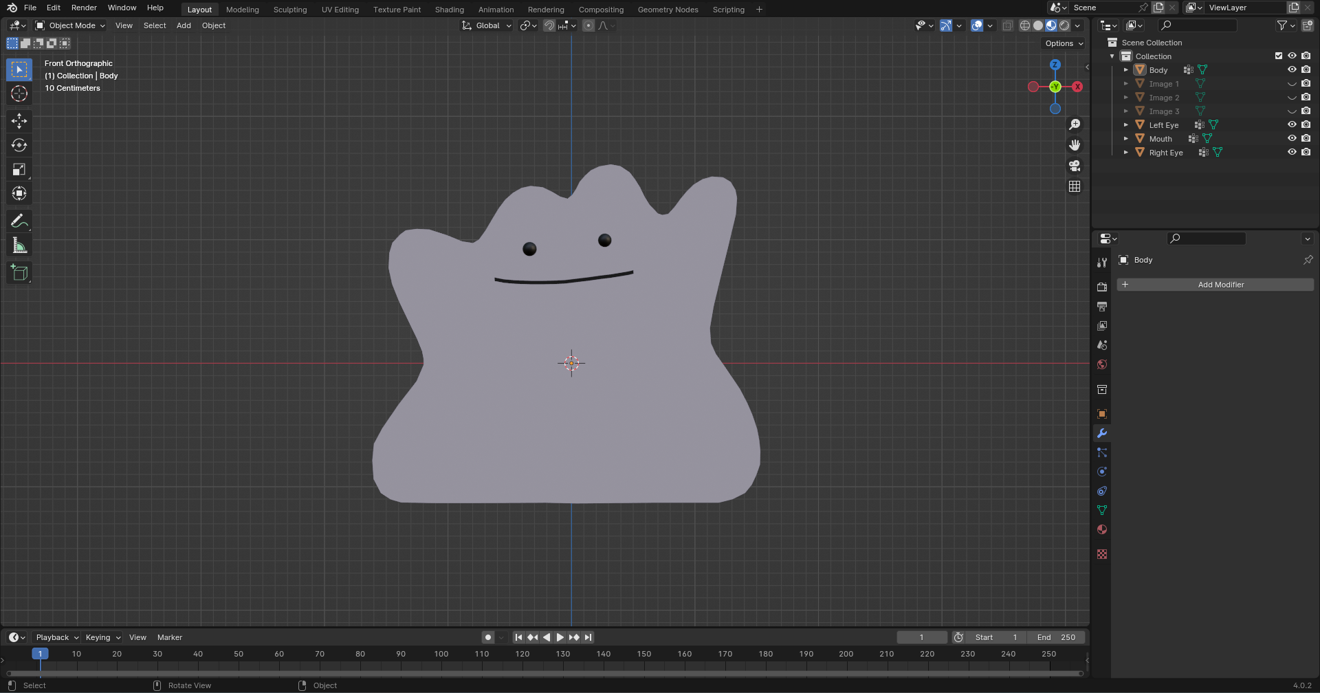 I made Ditto in Blender