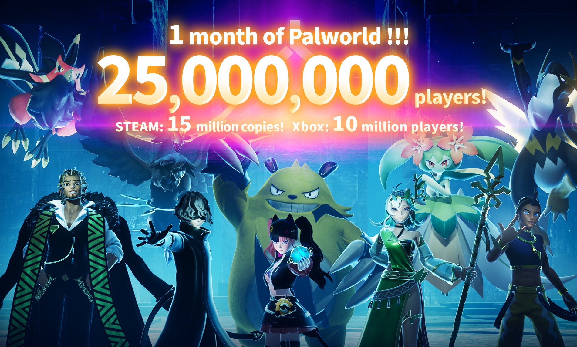 Palworld has officially made hundreds of MILLIONS