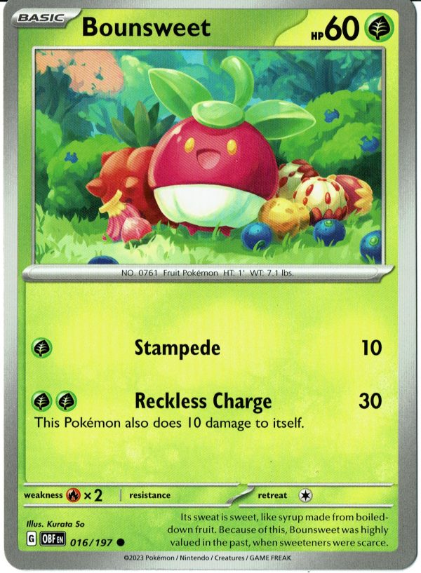 Bounsweet (Common) - Pokémon Card