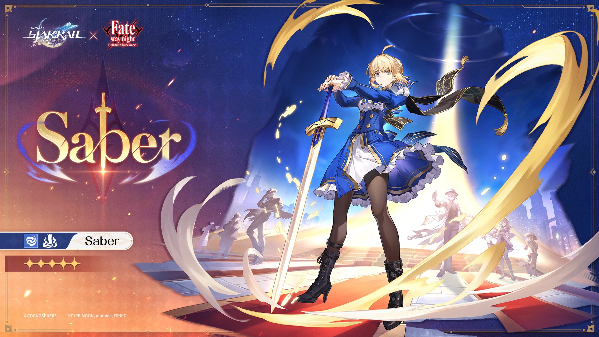 SABER swings her way into Honkai: Star Rail