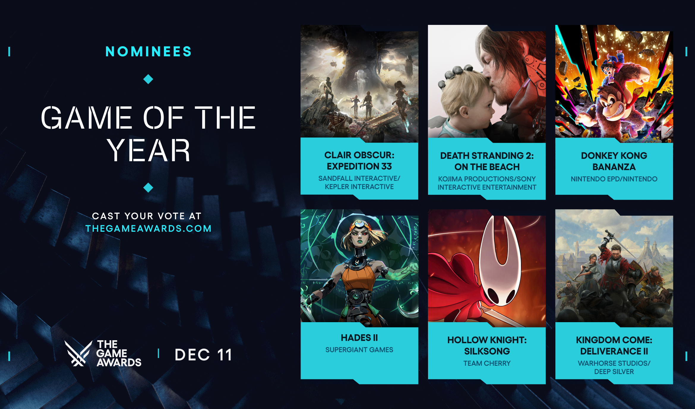 Game of the Year Nominees - The Game Awards