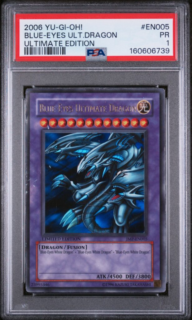 Blue-Eyes Ultimate Dragon (JMP-EN005) - PSA POOR 1 - Front