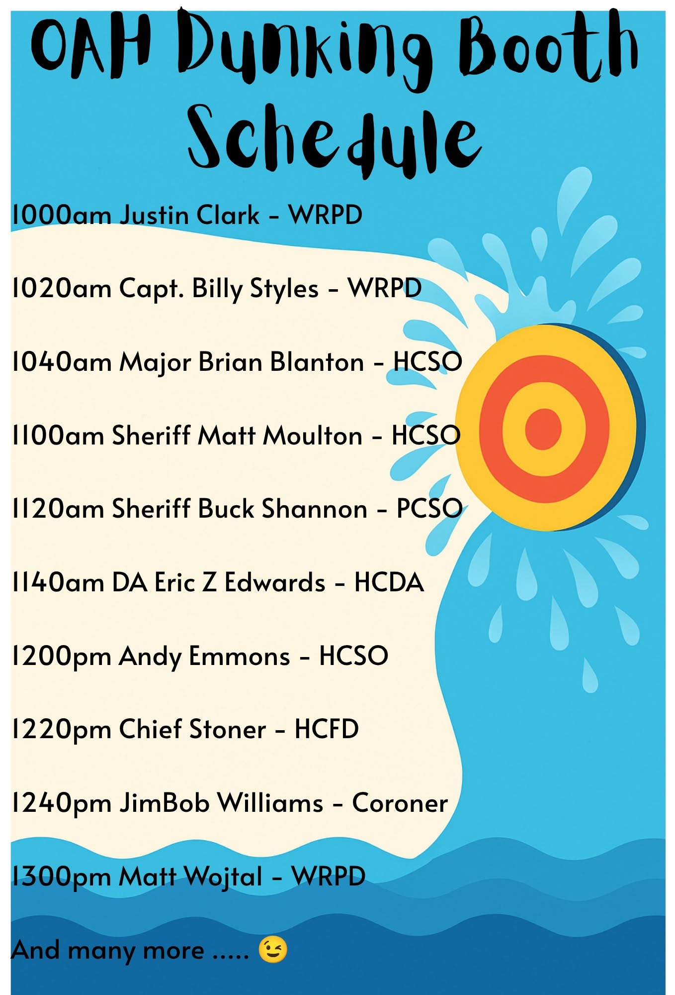 It’s time to dunk not one, but two Sheriffs in Warner Robins for a good cause